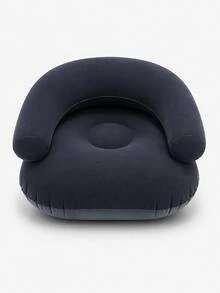 Silla inflable plegable en forma de U, sofá inflable suave y cómodo. Diseño ergonómico y material de PVC transpirable y duradero. Ligero, compacto y fácil de transportar. Adecuado para el hogar, balcón, camping, picnic, viajes y uso diario de ocio. - Multicolor - Ver 12