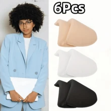 2/4/6Pcs Soft Breathable Thick Sponge Shoulder Pads, Suitable For Women - Elegant Theme Design, Multi-Purpose Applicable To Dresses, Jackets, Shirts - Unisex Clothing Accessories, 3 Colors, Clothing Pads, Soft Texture - Multicolor - View 21