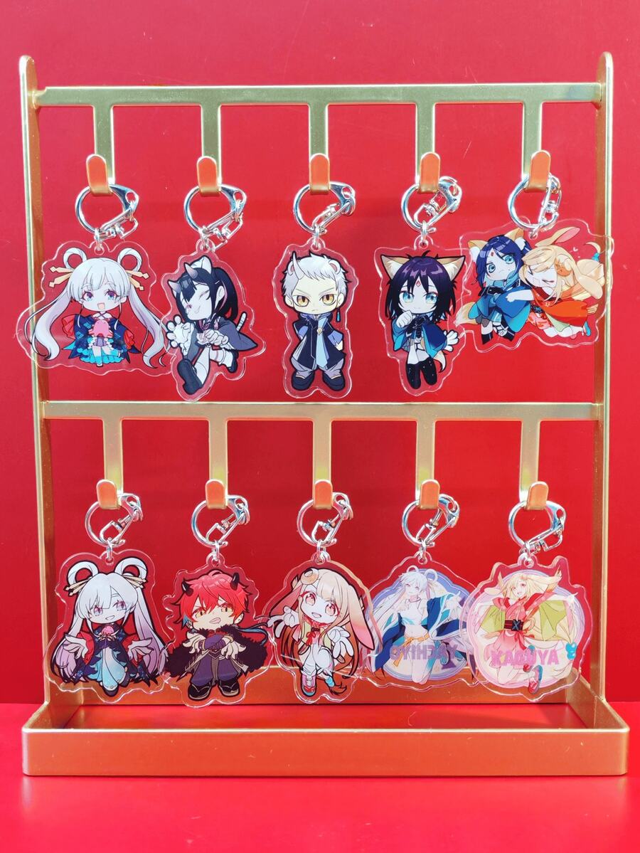 Móc khóa acrylic hai mặt nhiều lớp Anime Cosmic Princess Kaguya! - Móc khóa hoạt hình dễ thương cho túi xách, vali, điện thoại & trang trí ô tô.
