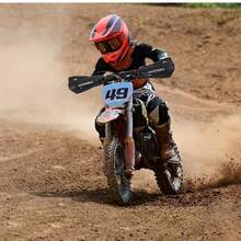1對通用摩托車把手護手 | 耐用ABS防摔護手 | 適用於CRF YZF RMZ SX EXC XCW SMR ATV越野摩托車越野單車改裝配件 - A - 查看 8