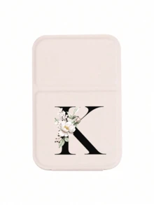 White Mini Initial Folding Portable Makeup Mirror, Printed With Purple Flowers A-Z Letters, With Stand Makeup Mirror, Travel Mirror, Beauty Product, Desktop Makeup Mirror, Rectangular Desktop Compact Makeup Mirror, Foldable Small Minimalist Makeup Mirror, Student Dorm Back To School Mirror, Back To School Gift, Travel Portable Makeup Mirror, Suitable For Women Gifts - Back To School Season, Best Gift For Teachers - Multicolor - View 22