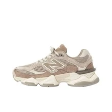 New Balance حذاء نيو بالانس NB 9060 مريح ومتعدد الاستخدامات ومتين، حذاء جري منخفض للرجال، رمادي-بني - بني - مشاهدة 15