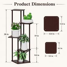 Premium Quality Bamboo Flower Stand, Multi-Layer Storage Rack, Floor-Standing Plant Holder, Succulent Display Shelf, Home Gardening Flower Rack - A - View 6