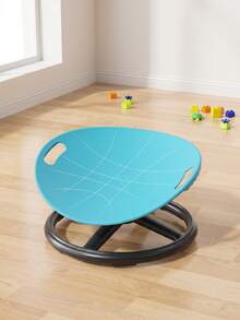 Silla giratoria de entrenamiento de integración sensorial, silla de equilibrio de entrenamiento vestibular, silla giratoria de juguete de movimiento giroscópico, disco giroscópico autoequilibrante - Multicolor - Ver 12