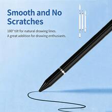 3-In-1 Universal Stylus Pen: Ballpoint Pen + Gaming Stylus + Drawing Pen, Compatible With Phone, Tablet And Computer, No Charging Required, Wear-Resistant Tip, Smooth Writing Without Scratching Screen - 3-in-1 Stylus - View 3