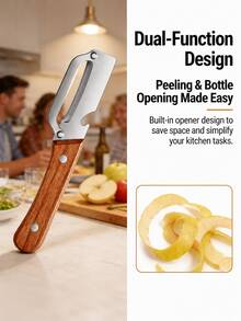 Multifunctional Sugarcane Cutter, Pineapple Cutter, Cabbage And Vegetable Peeler, Kitchen Tool, Fruit And Vegetable Peeler, Hard Skin Scraper, Home Kitchen Tool, Cooking Utensil Peeler Random Handle Style Random Blade Contour - Multicolor - View 6