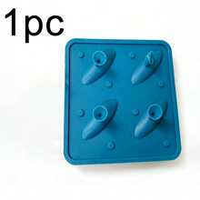1PC Shark Ice Cube Tray, Shark Silicone Ice Mold, Reusable, Stackable, Flexible And Removable Tray, Suitable For Freezing, Whiskey, Cocktails, Perfect For Making Ice Cubes, Desserts, Parties, Fun And Unique Shark Creative Gift - Multicolor - View 14