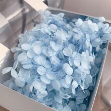1 Box Artificial Flowers, Multicolor Artificial Hydrangeas - Perfect For DIY Crafts, Candles, Weddings, Handmade, Christmas - Light Blue - View 3