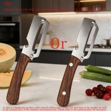 Multifunctional Sugarcane Cutter, Pineapple Cutter, Cabbage And Vegetable Peeler, Kitchen Tool, Fruit And Vegetable Peeler, Hard Skin Scraper, Home Kitchen Tool, Cooking Utensil Peeler Random Handle Style Random Blade Contour - Multicolor - View 12