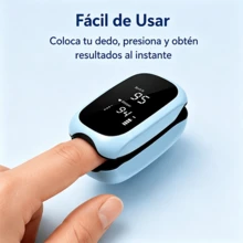 Oximetro Digital Recargable Usb C, Pulso De Dedo Muy Preciso pantalla TFT - Ver 3
