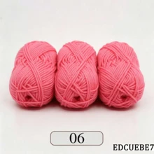 EDCUEBE7 Mixed Color 5-Ply Milk Yarn, Common Colors, Suitable For Crochet - For Mats, Carpets, Clothing, Scarves And Beginner DIY Projects - 5 Strands Of 50g Yarn - View 16