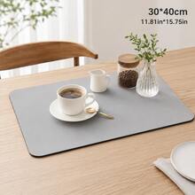 1 Kitchen Countertop Absorbent Mat, Bar Drain Mat, Coffee Machine Mat, Free Washable Heat Insulation Mat, Kitchen Decor Living Room Home Decor Living Room - Multicolor - View 30