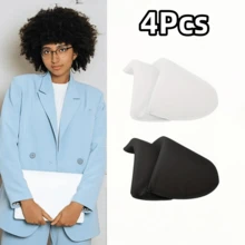 2/4/6Pcs Soft Breathable Thick Sponge Shoulder Pads, Suitable For Women - Elegant Theme Design, Multi-Purpose Applicable To Dresses, Jackets, Shirts - Unisex Clothing Accessories, 3 Colors, Clothing Pads, Soft Texture - Multicolor - View 19