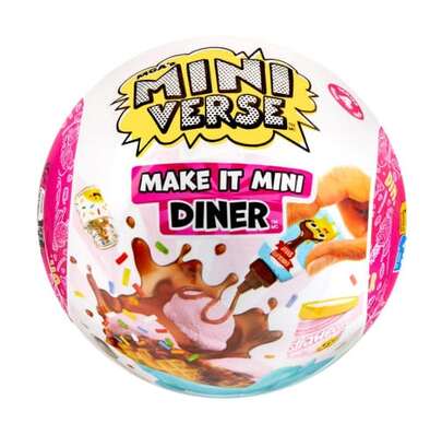 MGA Entertainment Miniverse Make It Mini Foods 餐館系列 4 套迷你玩具(隨機)