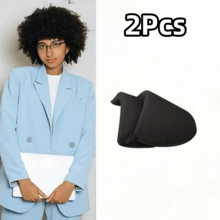 2/4/6Pcs Soft Breathable Thick Sponge Shoulder Pads, Suitable For Women - Elegant Theme Design, Multi-Purpose Applicable To Dresses, Jackets, Shirts - Unisex Clothing Accessories, 3 Colors, Clothing Pads, Soft Texture - Multicolor - View 14