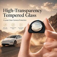9H Tempered Glass Front Camera Lens Protector, Compatible With Juniper And Model 3, Transparent Camera Cover Protector, Scratch-Resistant, Wear-Resistant, Dust-Proof, Easy Installation - Front Camera Cover - View 11