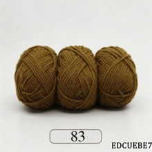 EDCUEBE7 Mixed Color 5-Ply Milk Yarn, Common Colors, Suitable For Crochet - For Mats, Carpets, Clothing, Scarves And Beginner DIY Projects - 5 Strands Of 50g Yarn - View 86