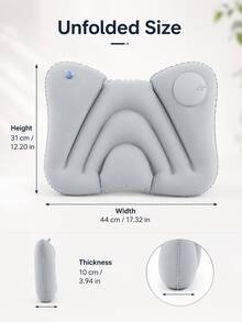 Bantal Lumbar yang Cepat Mengembang - Lembut, Portabel, dan Memberikan Dukungan Kuat - Dirancang untuk Meredakan Nyeri Punggung Bawah; Cocok untuk Relaksasi di Kantor dan Istirahat Saat Bepergian. - beraneka warna - View 11