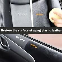 GKW Vehicle Plastic Rubber Repair Paste - Prevents Fading And Oxidation - Glossy Black Paste Suitable For Car Body And Interior, Ideal For Maintaining Bumpers, Plastic, Rubber And Tires - 40G - View 6