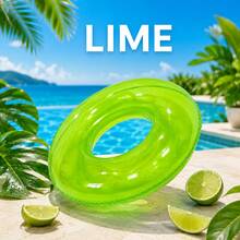 Naturepeak Inflatable Swim Rings, Inflatable Swim Rings, Unisex Underarm Floaties, Including Green, Pink, Donut-Shaped, Watermelon-Shaped, Suitable For Summer Water Sports, Pool Parties, Beach Parties, Swimming Pools, Beaches, Summer Vacation Swim Rings - A-yongQuan - View 3