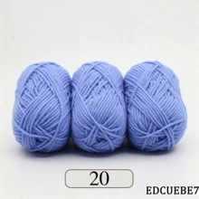 EDCUEBE7 Mixed Color 5-Ply Milk Yarn, Common Colors, Suitable For Crochet - For Mats, Carpets, Clothing, Scarves And Beginner DIY Projects - 5 Strands Of 50g Yarn - View 41