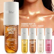 Hllozzi 80ml 臉部與身體高光油 - 輕盈不油膩。5種顏色。多用途液體高光，適用於臉部、身體、頭髮。強化輪廓，打造3D雕塑感。派對、節日、婚禮、嘉年華等必備。 - 身體高光 - 查看 2