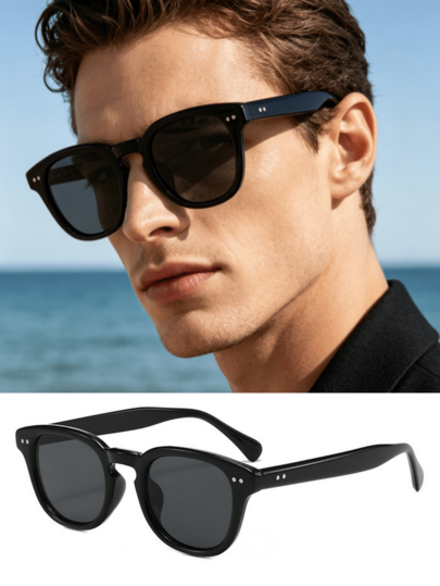 AOOBCC 1 Metal Decorative Fashion Glasses New Style Decorative Glasses Classic Retro Metal Polygon Men's Fashion Glasses New Fashion Retro Full Frame Glasses Metal Frame Glasses Outdoor Travel Street Style Fashion Glasses