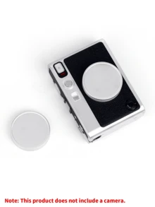 1pc Aluminum Alloy Dust Camera Protective Case, Suitable For Mini Camera Lens Cover, Camera Protector, Camera Cap, Instant Camera, Camera Accessories. - View 2