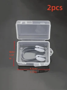 1/2pcs Silicone Swimming Nose Clips & Earplugs, Waterproof & Anti-Slip, Suitable For Swimming Training - Multicolor - View 11