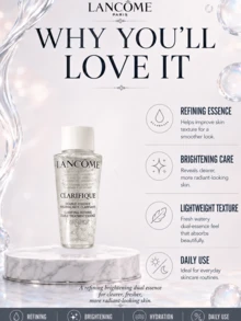 Lancôme Essence Water, 10ml Sample, 3/5pcs, Moisturizing & Oil Control, Brightening Skin Tone, Suitable For All Skin Types - 淨澈煥膚雙重精華10ml - 查看 5