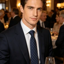 Men's Slim Fit 6cm Zippered Self-Tie Jacquard Tie, Suitable For Business Formal / Wedding Occasions - Multicolor - View 3
