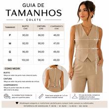 Set Of 2 Women's Tailored Vests With V-Neck And Covered Buttons - 黑與白 - 查看 2