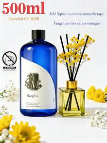 500ml Fragrance Essential Oil Refill Liquid (28% Concentration, Higher Than Most Market Products At 4%-6%), Suitable For Diffuser, Reed Diffuser, Flameless Fragrance, Hotel Premium Flameless Fragrance Oil Reed Sticks - 500 - View 4