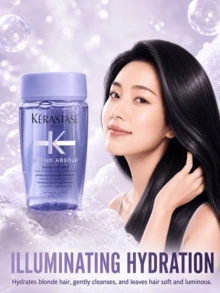 Kérastase 光澤滋潤洗髮精 80ml，2件/160ml，增強頭髮光澤，深層保濕，使頭髮柔軟輕盈，特別適合漂染或挑染頭髮 - Hydrating illminating - 查看 3