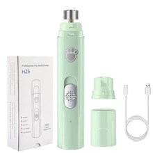 1个宠物电动磨甲器，猫狗指甲修剪器，强劲马达，轻松打磨，金刚石磨轮，经久耐用，3种打磨模式，USB充电，适用于小型/中型/大型宠物，轻松解决宠物指甲问题 - A - 查看 13