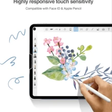 2 Stücke Vollabdeckung Anti-Fall gehärtetes Glas Bildschirmschutz für iPad Pro 11 Zoll 2020/2021/2022 Tablet - Transparent - Übersicht 8