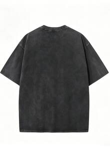 New Style Washed T-Shirt: Extravagant Juggling Sheep: Night Circus Edition -% Cotton, Comfortable Fashion Style - Black - View 2