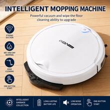 Fully Automatic Smart Vacuum Cleaner, Designed For Home Use, High-Efficiency Vacuum Cleaner With 3-In-1 Sweeping, Suction, And Mopping Functions, Comprehensive Cleaning Of Home Environment. Equipped With Advanced Smart Navigation System, Precise Cleaning Route Planning, Automatic Obstacle Avoidance, Powerful Suction Combined With Smart Mopping, Easily Handles Various Floor Stains - Multicolor - View 1