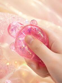 1/2pcs Maltose Cute Turtle Squishy Toy, Stretchable Cartoon Reptile Hand Squeeze Toy, Children's Pocket Daily Play Toy - Random Color - View 4