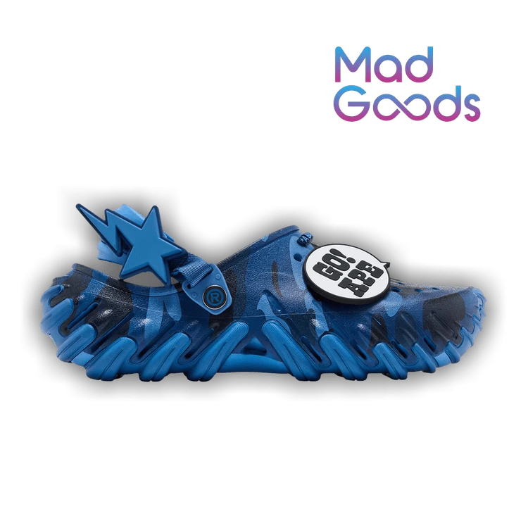 Crocs BAPE X Crocs Echo RO Clog 'Blue Camo' (Unisex) Navy/Multi