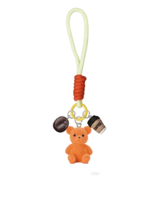Cute Brown Bear Keychain With Coffee Cup Pendant, Resin 3D Bear Keychain With Coffee Bean Pendant, Bohemian Style Woven Lanyard Keychain Suitable For Women And Coffee Lovers, Mini Resin Bag Charm, Women's Fashion Accessory, Home Keychain, Bag Decoration, Earphone Charm, Phone Case Charm, Car Keychain, Back To School Gift, Suitable For Handbag/Backpack/Laptop Decoration And Keychain Accessories, Holiday Gift, Birthday Gift - Multicolor - View 15