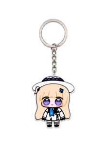 KAWAI Phoebe Chupi Keychain: Viral Meme Acrylic Bag Charm, Weirdcore Style Accessory, Unique Creative Gift - Multicolor - View 9
