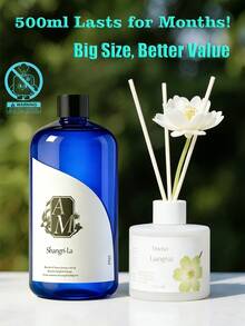 500ml Fragrance Essential Oil Refill Liquid (28% Concentration, Higher Than Most Market Products At 4%-6%), Suitable For Diffuser, Reed Diffuser, Flameless Fragrance, Hotel Premium Flameless Fragrance Oil Reed Sticks - 500 - View 6