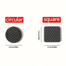 24/48/72Pcs Plastic Silent Chair Leg Protectors - Anti-Slip Noise Reduction Furniture Pads, Suitable For Dining Chairs And Tables, Dark Brown, Durable Plastic Material, Furniture Protection, Modern Aesthetic, Plastic Structure, Chair Leg Protectors - Multicolor - View 5