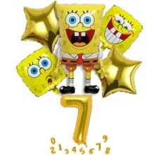 Party Decor Kit, Cartoon Foil Balloons With Star & Face Balloons Perfect For Birthday Parties, Outdoor Themed Celebrations - As Shown In the Figure - View 8
