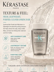 Kérastase 卡詩 Clarifying 清潔去屑洗髮精 80ml，2入組 160ml，恢復頭皮水分平衡，讓秀髮柔順亮澤，告別油膩與頭皮屑，適合油性髮質 - Purifying Anti-dandruff - 查看 7