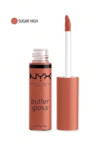 NYX Butter Gloss 45 Sugar High 0.27oz/8ml 唇蜜，不黏膩，適合彩妝愛好者，甜美 Sugar High，適用日常妝容 - Sugar High (BLG45) - 查看 1