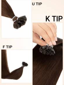 真人髮接髮 K Tip V Tip 蛋白質接髮 12-24 英吋 直髮 50 片 K Tip 蛋白質接髮 隱形 V Tip 真人髮接髮配件 美容 假日 夏季 旅行必備 節慶 婚禮 - 彩色 - 查看 7