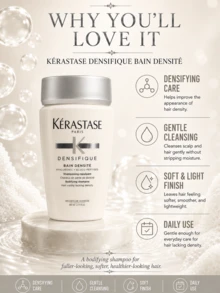 Kérastase Kerastase 豐盈洗髮精 80ml，2件/160ml，有效恢復髮密度與健康狀態，使頭髮柔順亮澤，抗屑，適合所有髮質 - Bodifying - 查看 6