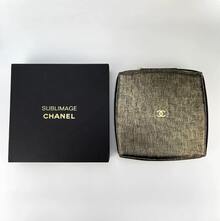 Chanel 黑金編織化妝包，金屬拉鍊，限量版 - Black gold - 查看 2